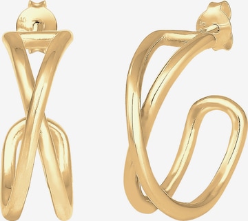 ELLI Earrings in Gold: front