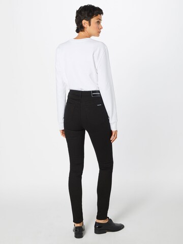 Calvin Klein Jeans Skinny Jeans in Zwart: terug