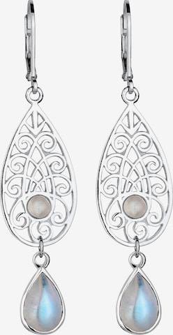 Boucles d'oreilles 'Tropfen' ELLI en argent : devant