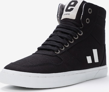 Ethletic High-Top Sneakers in Black: front