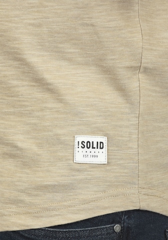 !Solid Rundhalsshirt 'Figos' in Beige