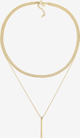 ELLI PREMIUM Necklace 'Geo' in Gold: front