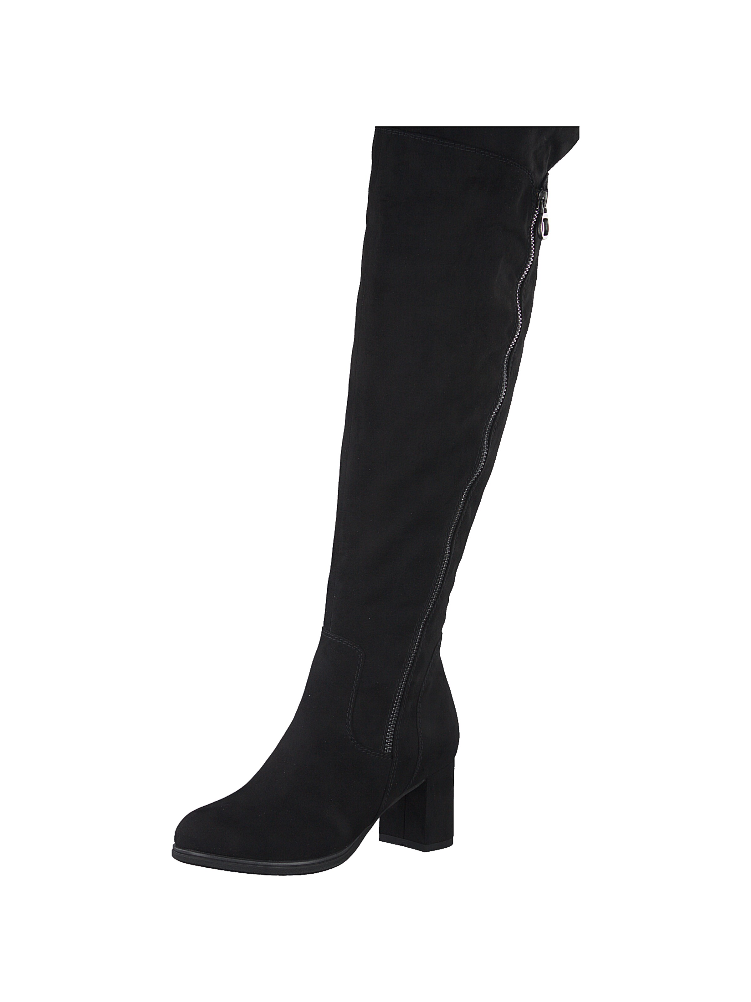 MARCO TOZZI - Overknee laarzen in de kleur Zwart