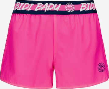 BIDI BADU Loosefit Shorts 'Raven Tech' in Pink: predná strana
