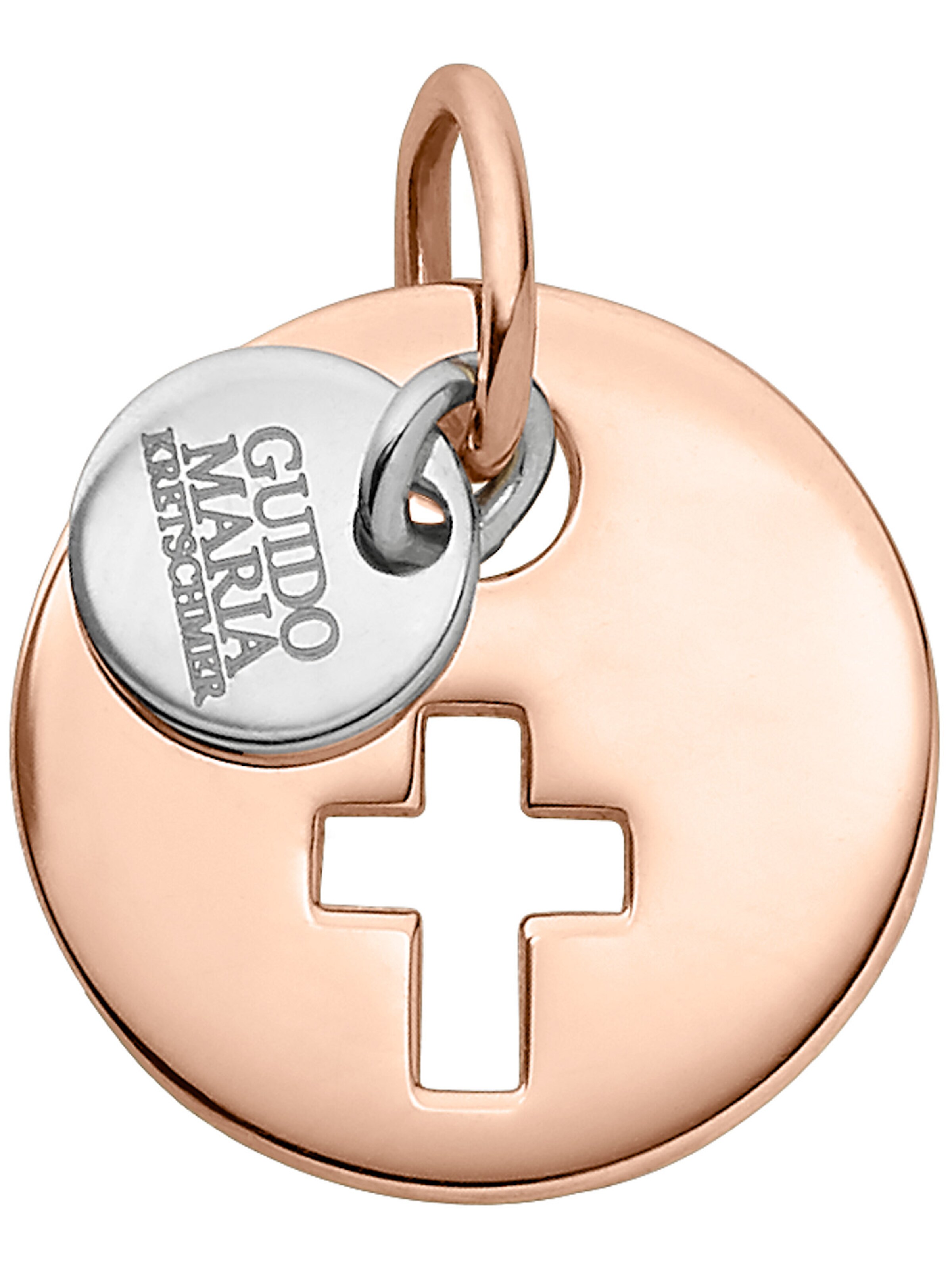 Guido Maria Kretschmer Jewellery Necklace 'Glücksmünze' in Black