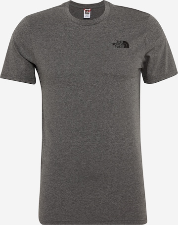 T-Shirt THE NORTH FACE en gris : devant