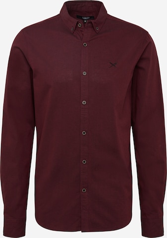 Iriedaily Button Up Shirt 'Samuel' in Red: front