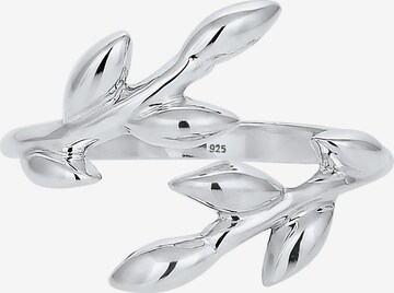 ELLI Ring 'Blatt' in Silber