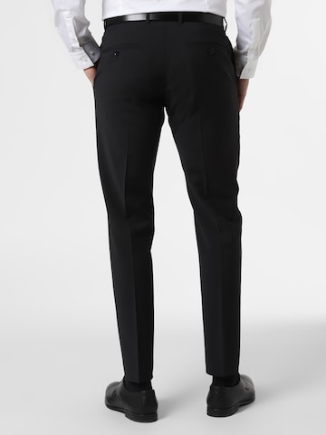 Finshley & Harding Regular Trousers with creases 'Mitch' in Black