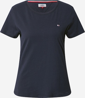 T-shirt Tommy Jeans en bleu : devant