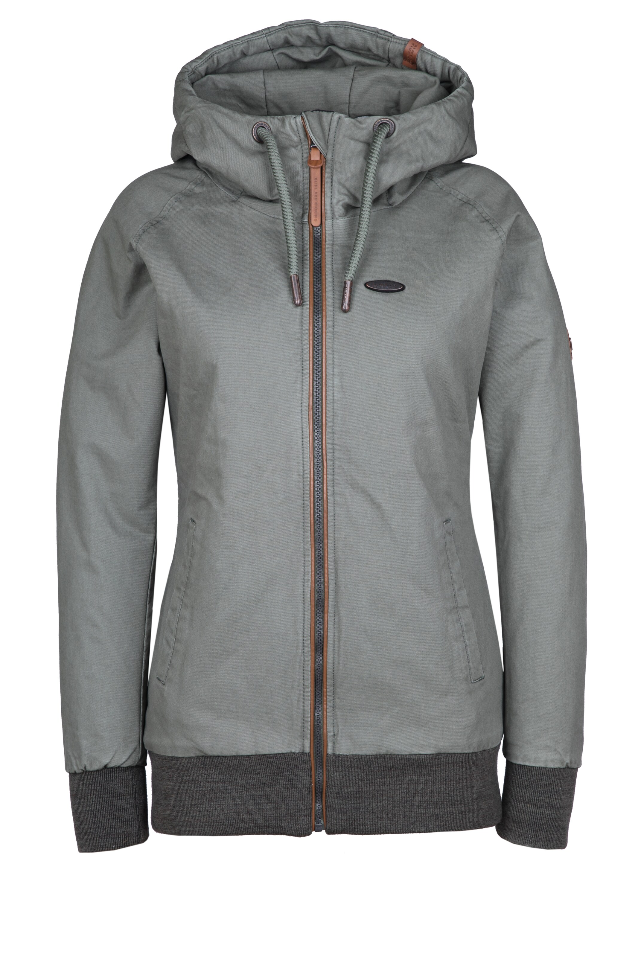 Alife and Kickin - Jacke 'Johanna' in oliv