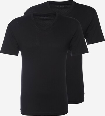 T-Shirt TOM TAILOR en noir : devant