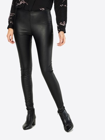 SAINT TROPEZ Skinny Leggings in Black: front