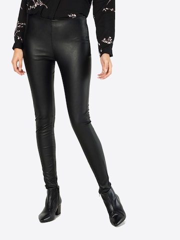 Skinny Leggings de la SAINT TROPEZ pe negru: față