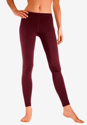 LAVANA Skinny Leggings in Rood: voorkant