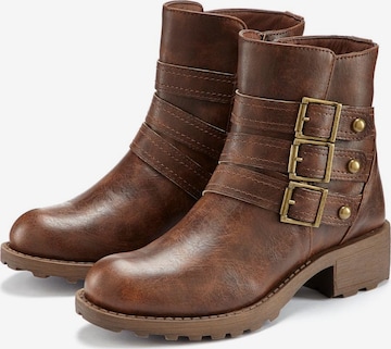 LASCANA Ankle Boots in Brown