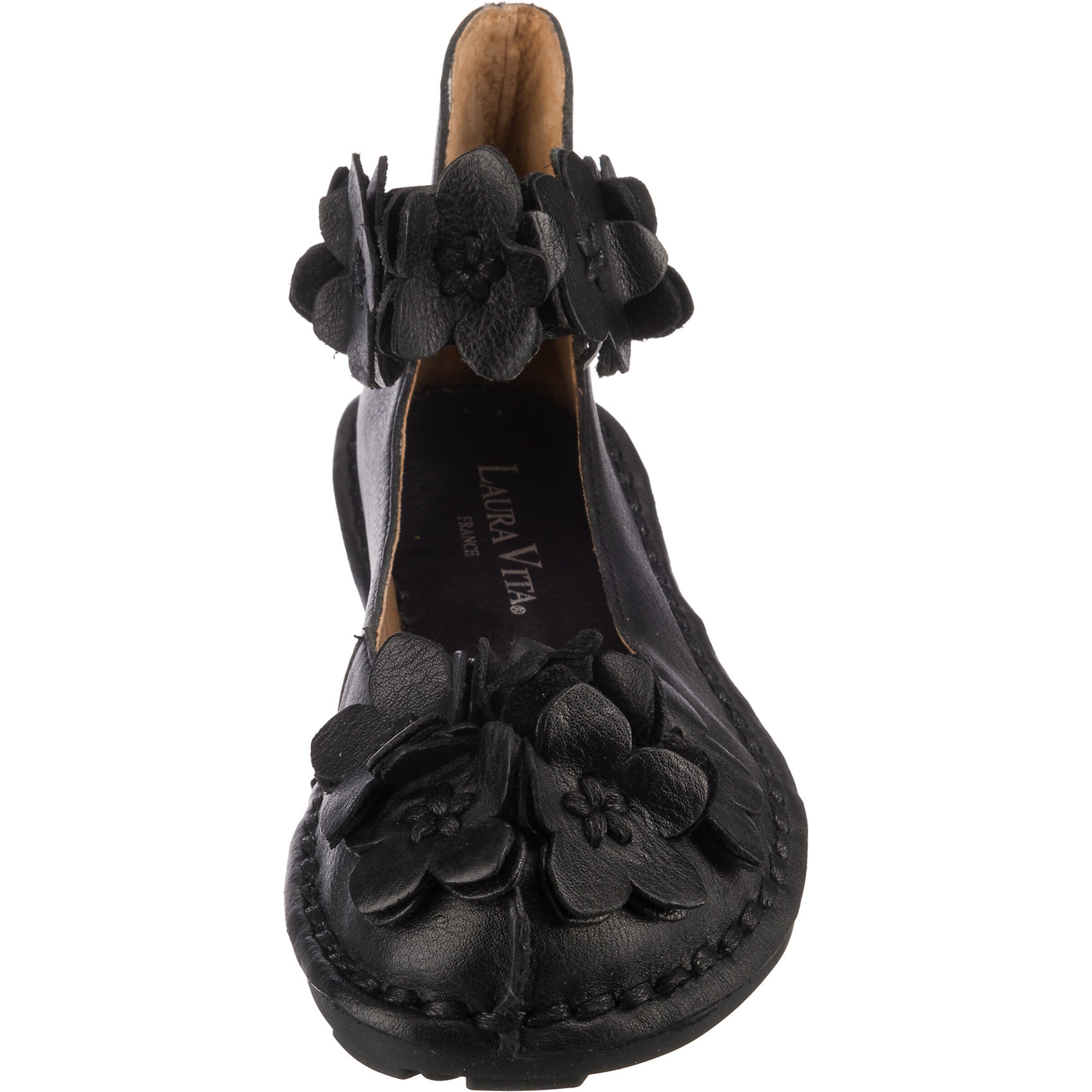 Laura Vita Strap ballerina 'Hocobio' in Black
