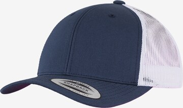 Cappello da baseball 'Retro' di Flexfit in blu: frontale