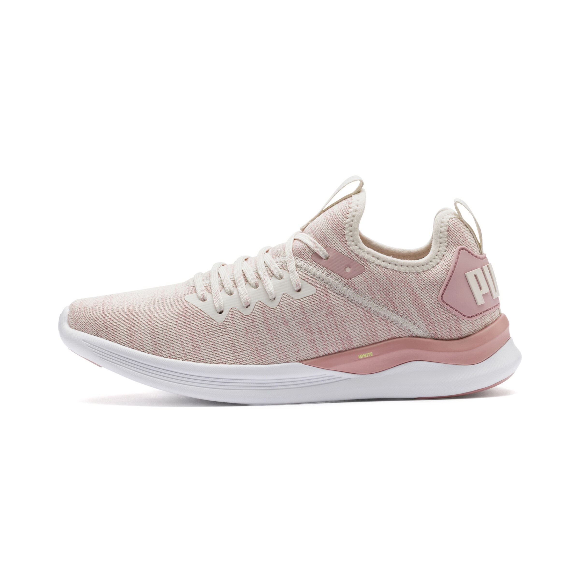 PUMA - Fitnessschuh 'Ignite Flash EvoKNIT' in beige