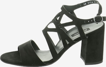 Paul Green Strap Sandals in Black