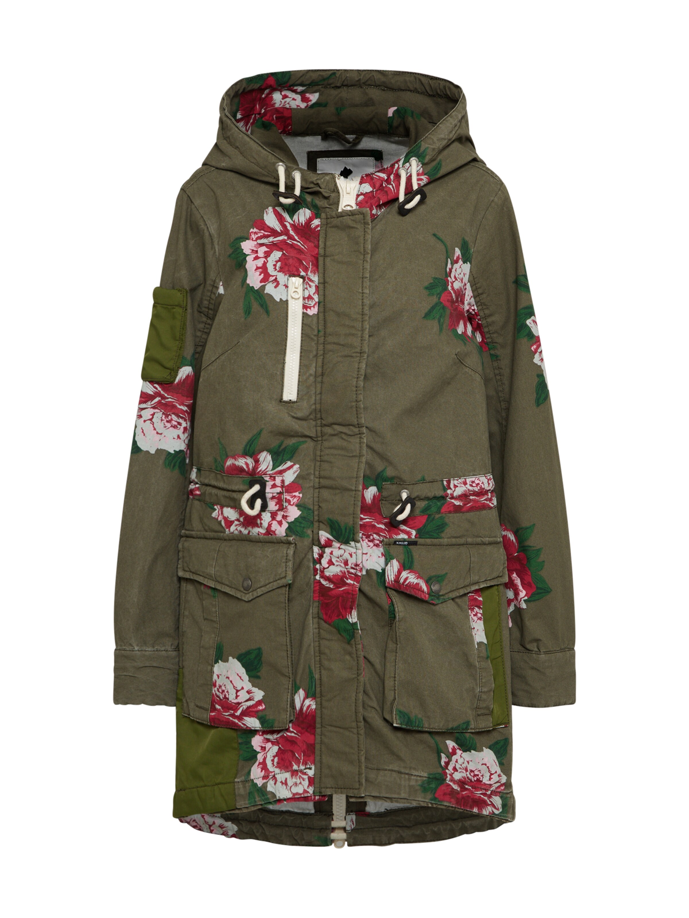 khujo - Mantel 'TALITHA WITH PLACKET' in oliv