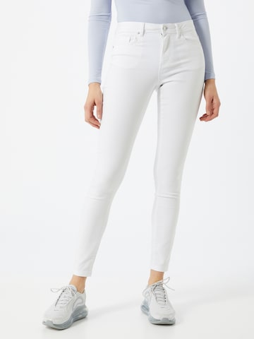 VERO MODA Skinny Jeans 'Tanya ' in White: front