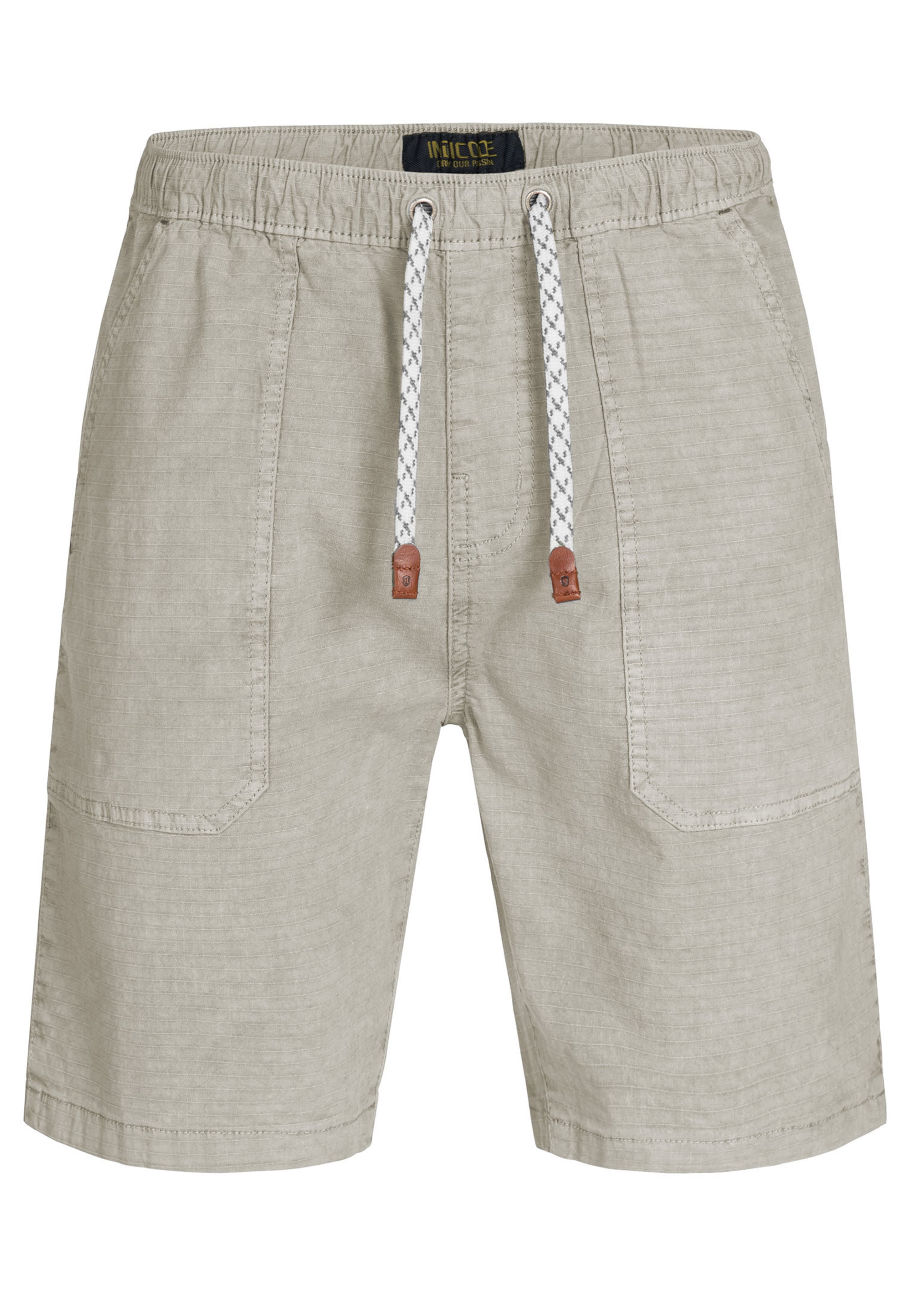 INDICODE JEANS Regular Broek 'Stoufville' in Grijs: voorkant