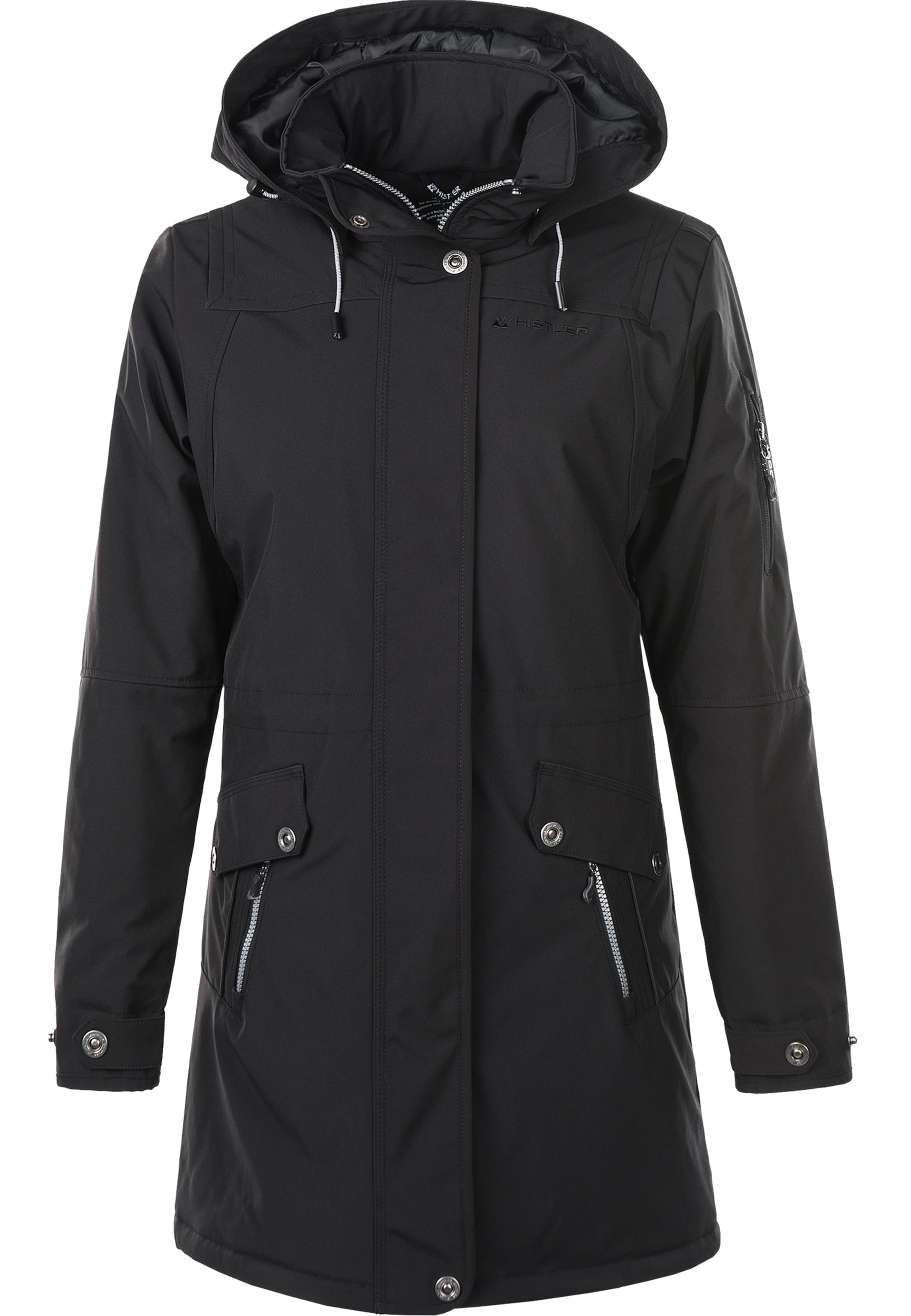 Whistler Jacke in Schwarz: Vorderseite