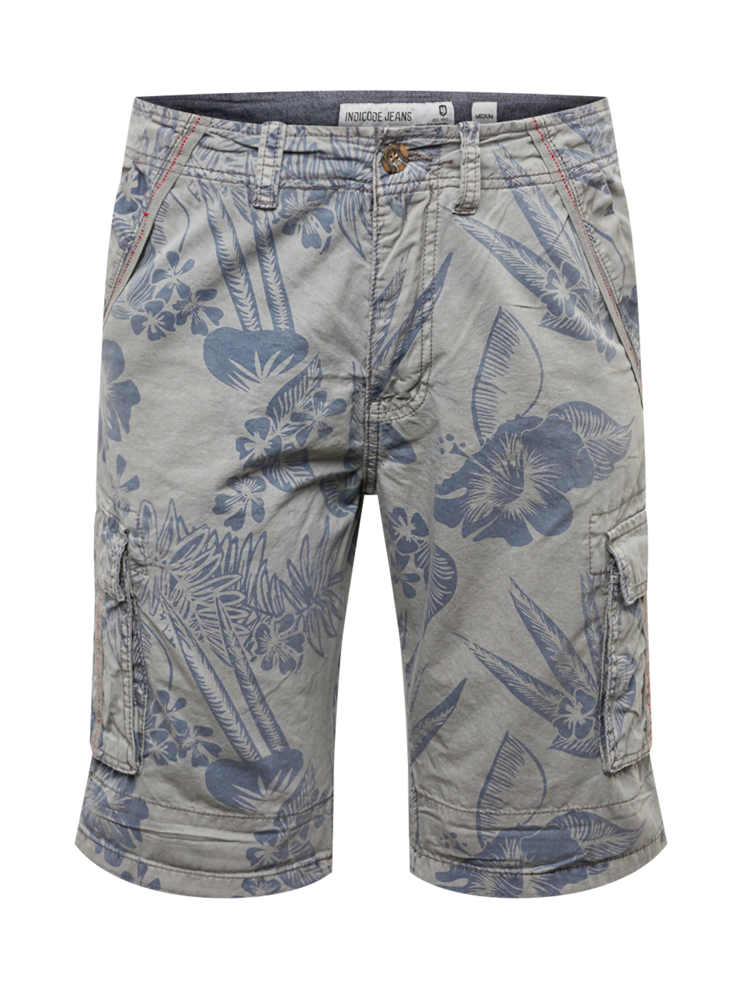 INDICODE JEANS - Cargobroek 'Prince Albert' in de kleur Smoky blue