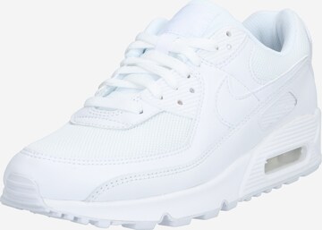 balts Nike Sportswear Zemie brīvā laika apavi 'AIR MAX 90': no priekšpuses