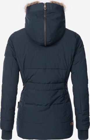 MARIKOO Winter Jacket 'Nekoo' in Blue