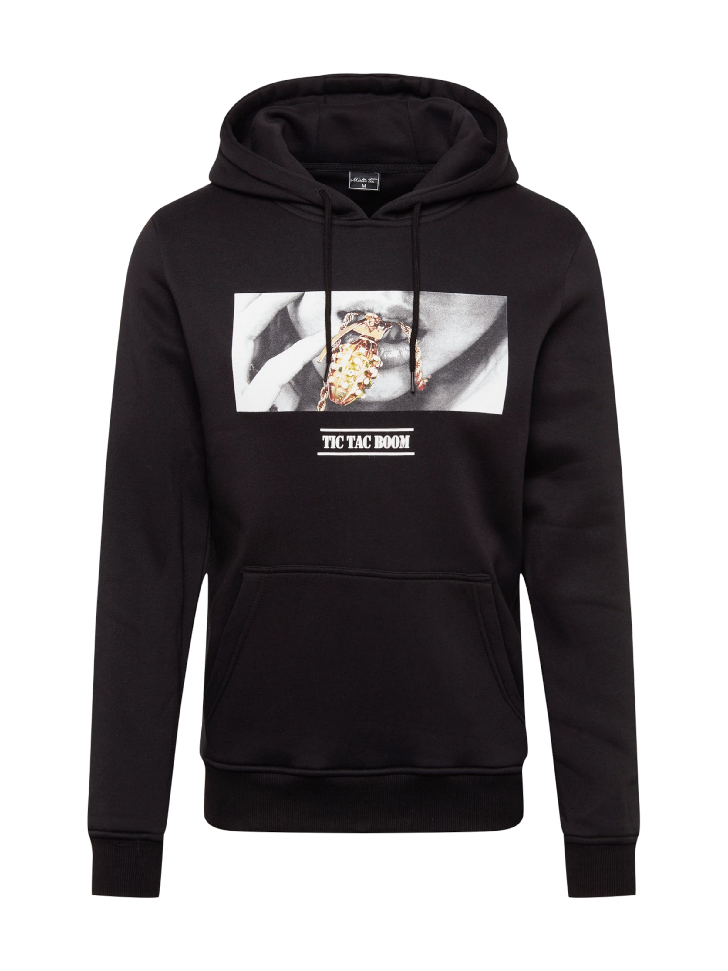 Mister Tee Sweatshirt 'Boom' in Black: front