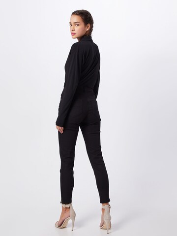 Coupe slim Pantalon 'AIDA' Freequent en noir