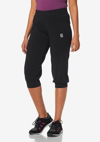 H.I.S Regular Pants in Black: front