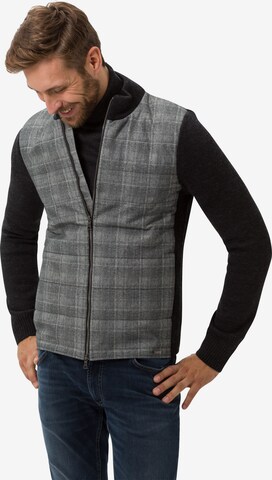 BRAX Knit Cardigan in Grey: front