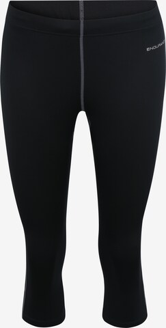 ENDURANCE Skinny Sportbroek 'Zaragosa' in Zwart: voorkant