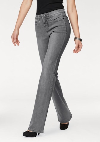 ARIZONA Bootcut Bootcut-Jeans 'Comfort-Fit' in Grau: Vorderseite