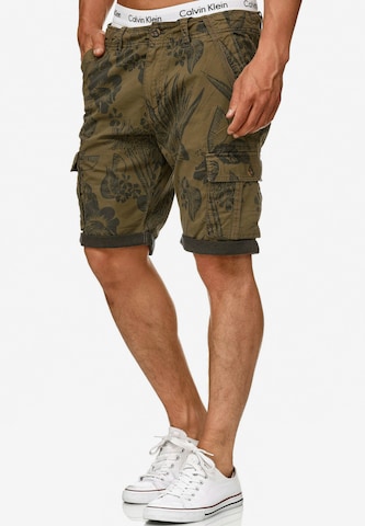 INDICODE JEANS Regular Shorts 'Albert' in Grün