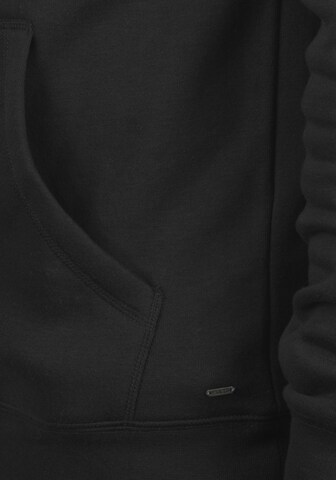 !Solid Zip-Up Hoodie 'Berti' in Black