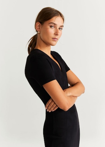 MANGO Kleid in Schwarz