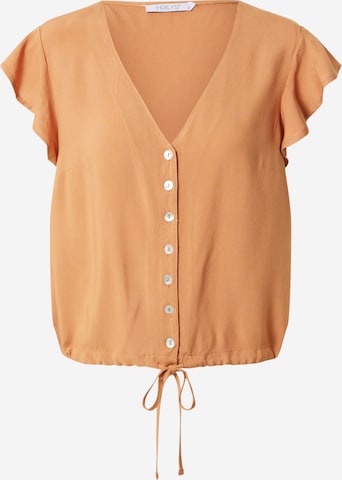 Camicia da donna di Hailys in marrone: frontale