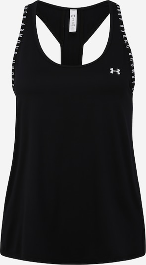 UNDER ARMOUR Sports Top 'Knockout' in Black / White, Item view