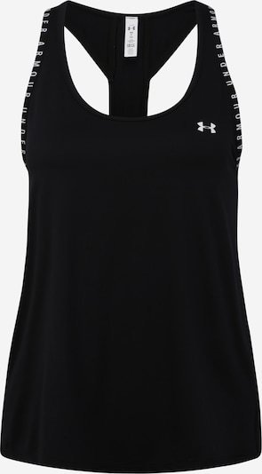 UNDER ARMOUR Sporttop 'Knockout' in schwarz / weiß, Produktansicht