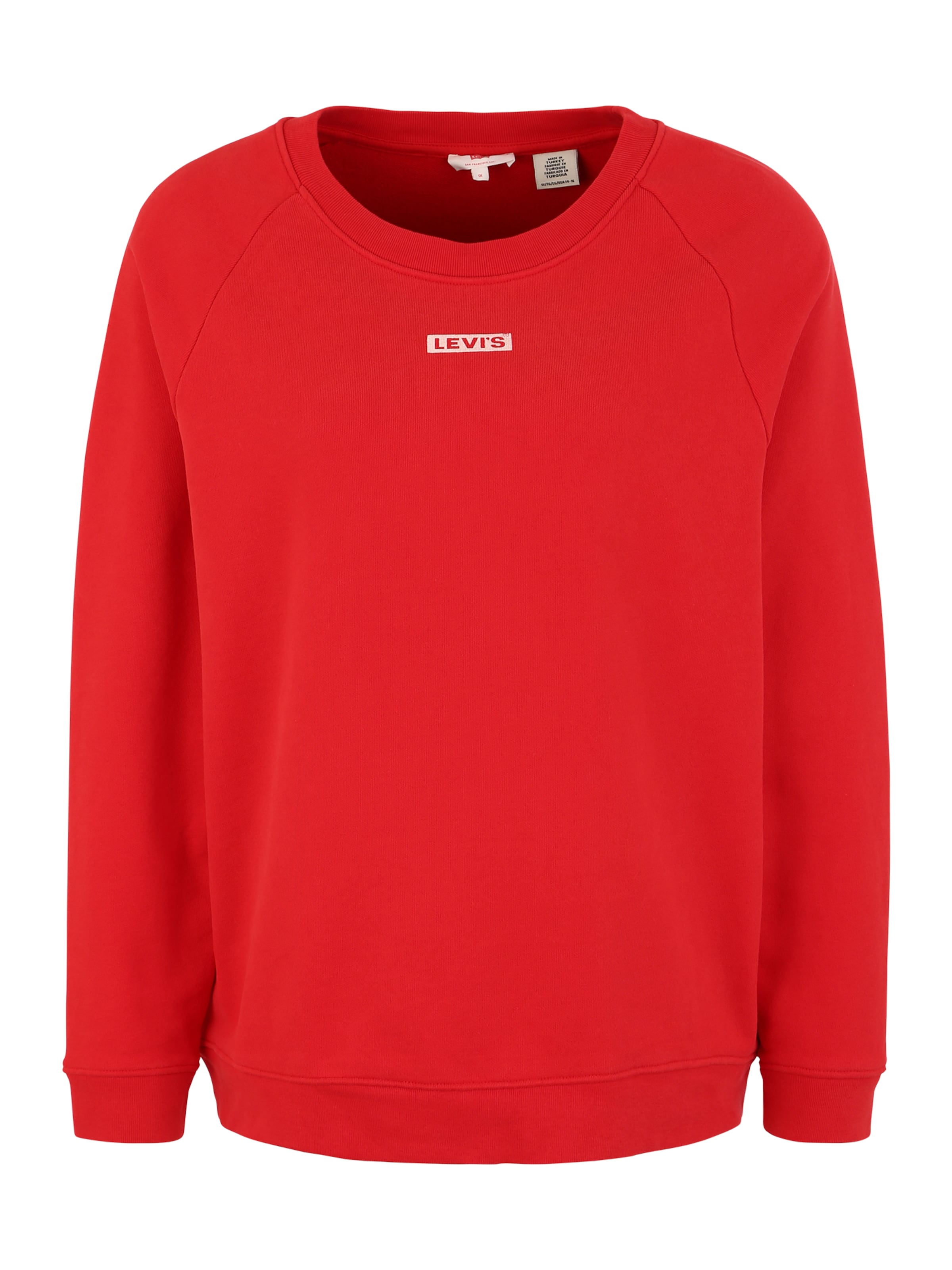 Levi's® Plus - Sweatshirt 'RELAXED GRAPHIC' in de kleur Rood