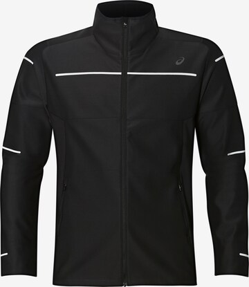 Veste de sport 'Lite-Show' ASICS en noir : devant