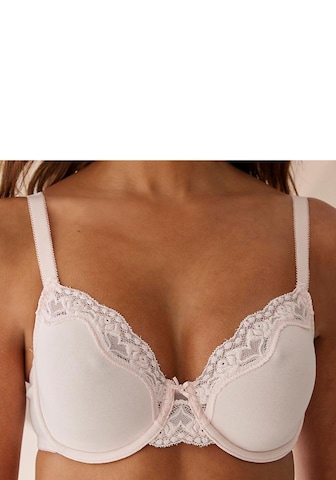 PETITE FLEUR T-shirt Bra in Pink: front