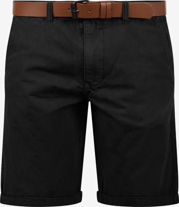 !Solid Regular Chino Pants 'Montijo' in Black: front