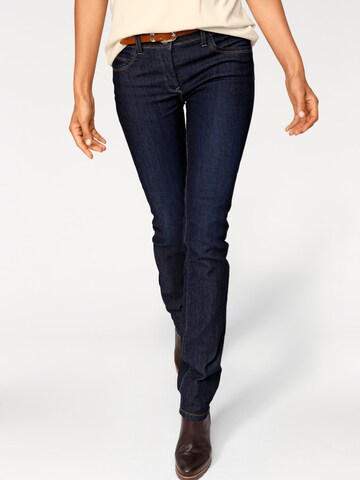 heine Skinny Bodyform-Jeans in Blau: predná strana