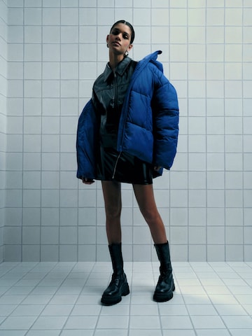 Leathery Black & Blue Look by LeGer