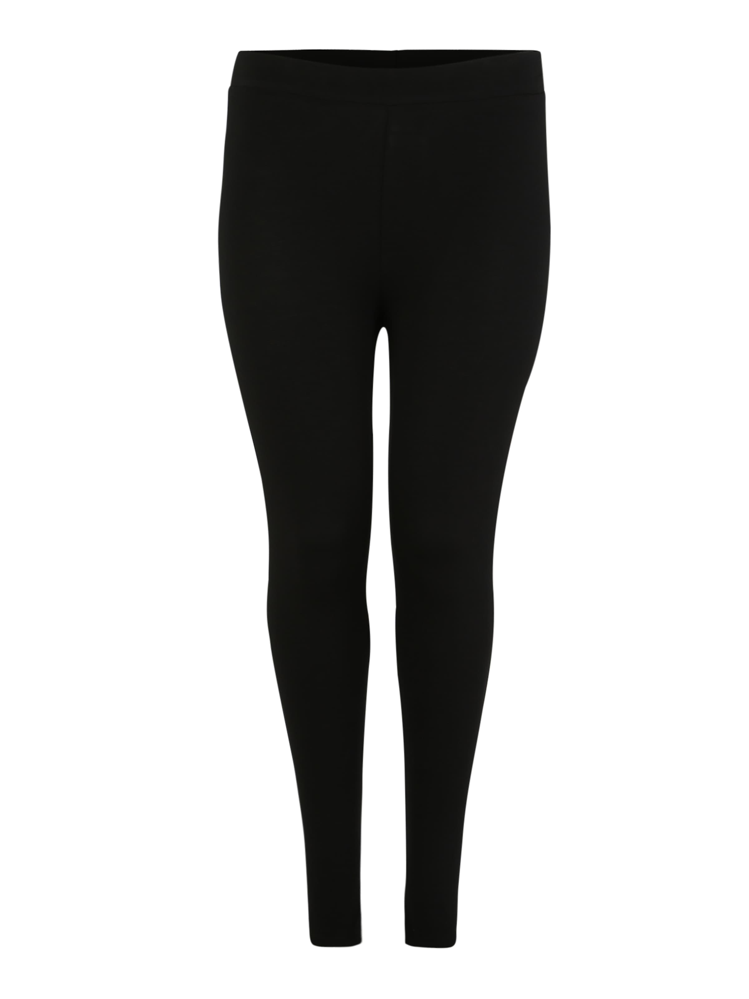 ONLY Carmakoma - Skinny Leggings 'Time' en negro: frente